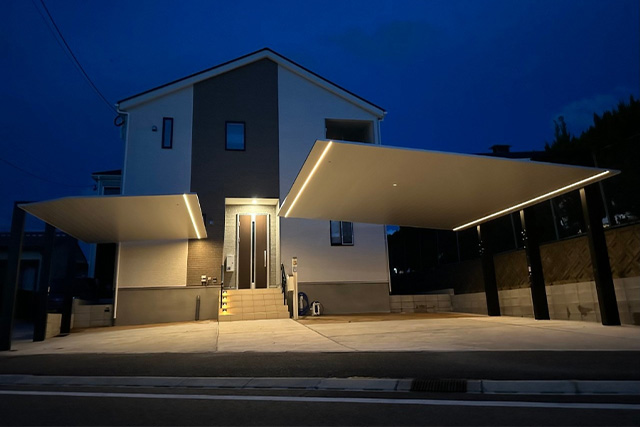 カーポート施工イメージ