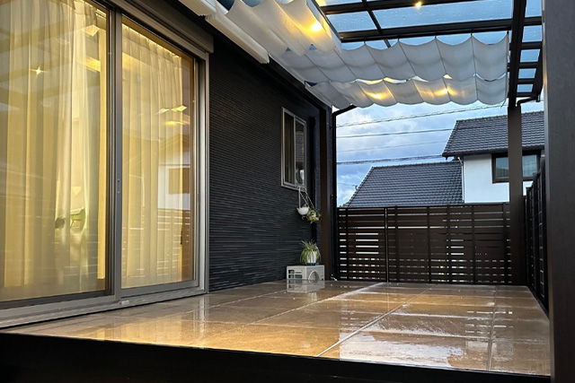 ウッドデッキ施工イメージ